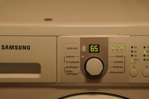 Vaskemaskinen min fra Samsung er låst opp