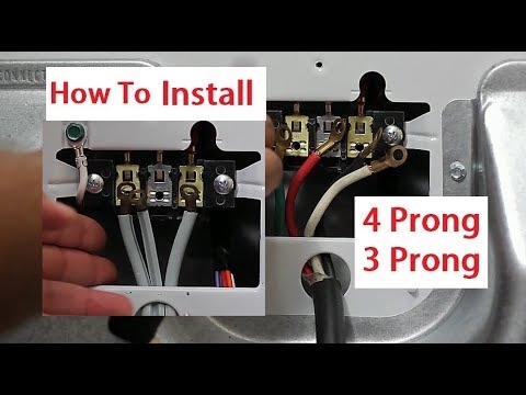 Cómo conectar una estufa de 4 clavijas a un tomacorriente de 3 clavijas