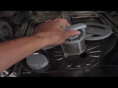 Как очистить фильтр посудомоечной машины GE Potscrubber
