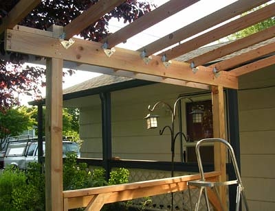 Πώς να επισυνάψετε μια στέγη βεράντα σε ένα σπίτι