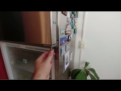 Как да сменя вратата на хладилника и фризера Bosch от ляво на дясно