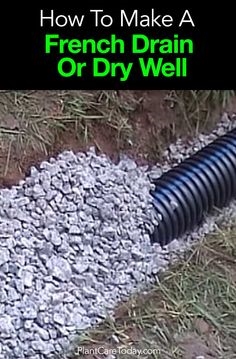 Hoe een drainageput te bouwen
