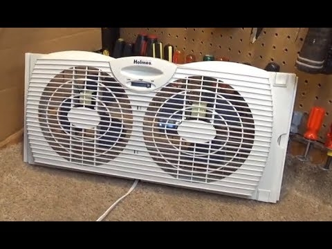 Comment nettoyer un ventilateur de fenêtre Holmes