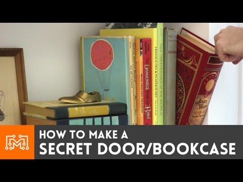 كيفية جعل الباب السري لغرفة أو خزانة