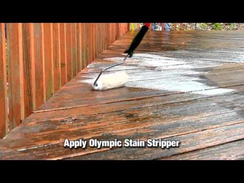 Comment peindre une terrasse en bois préalablement tachée