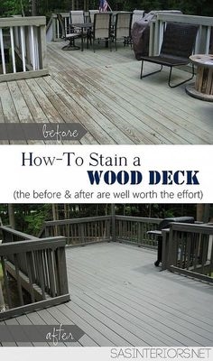 Cum să pictezi o punte din lemn anterior pătată