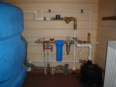 Как установить водопровод в доме