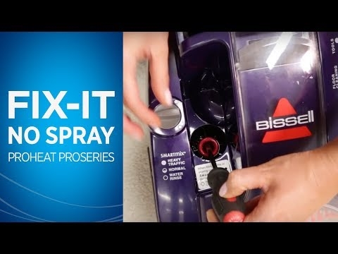 Bissell ProHeat Flow Indicatorが回転しない