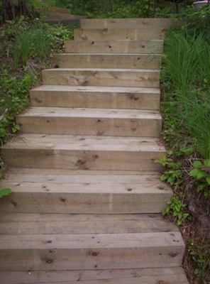 Loại gỗ nào nên được sử dụng cho các bước bên ngoài?