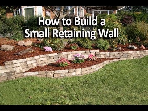 كيفية بناء الجدار الاستنادي على أرض غير مستوية