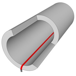 Hőszalag használata a PVC csőn
