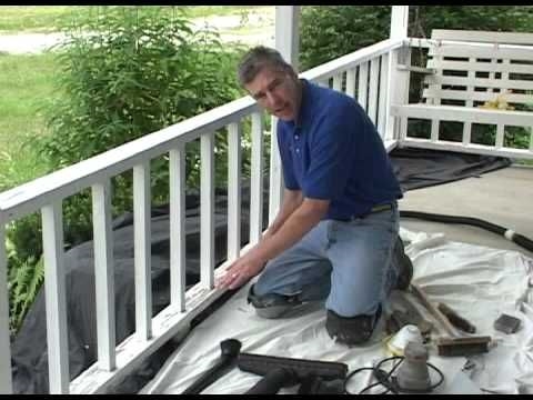 Kaip paruošti ir dažyti priekinės verandos postą ir turėklus