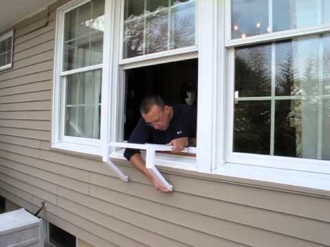 Как установить оконный кондиционер в виниловых окнах