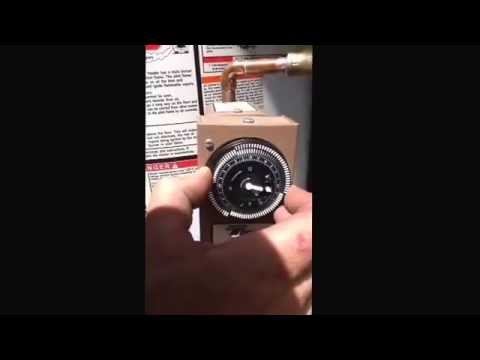 Instruksjoner for TACO 265 Clock Timer