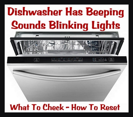 Hogyan állítsa vissza a villogó fényt egy örvény-mosogatógépre