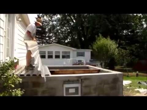 Как да изградите веранда от тухли и бетон