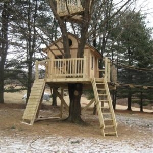 Kaip pastatyti medžio namo kopėčias