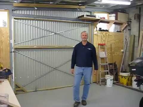 Sådan bygges garageporte i to fold