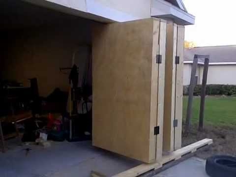Como construir portas de garagem dobráveis
