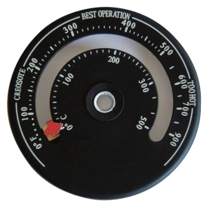 Woodストーブ温度計の使用方法