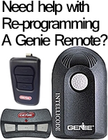Genie Garage Door Remote를 프로그래밍하는 방법