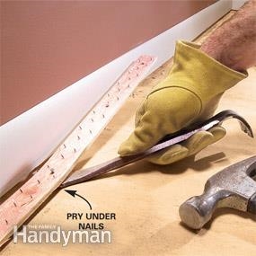 Как да премахнете лента за килими