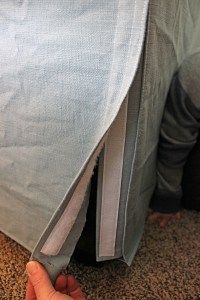 Как да направите нешиваема кушетка за подхлъзване с листове