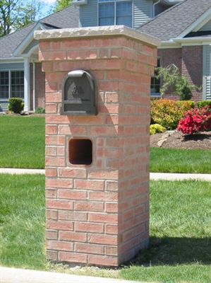 Como substituir uma caixa de correio em um suporte de tijolo