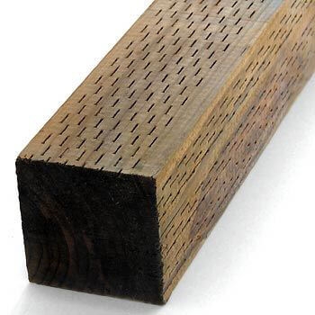 Как да покриете дървен стълб под налягане
