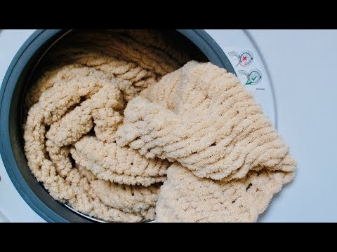 Как распушить плюшевое одеяло