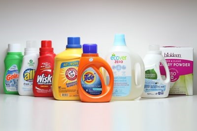 Enchimentos usados ​​em detergentes para a roupa
