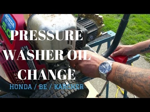 Hoe de olie te verversen op een Karcher 2400psi Power Washer