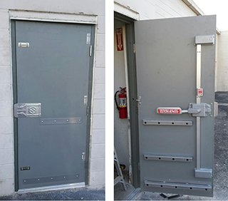 Comment réparer un cadre de porte en acier