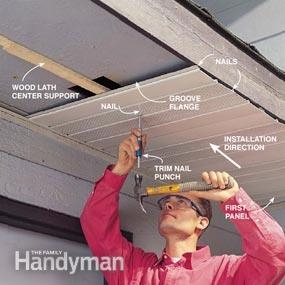 Kako vgraditi strop iz vinilnega sofit