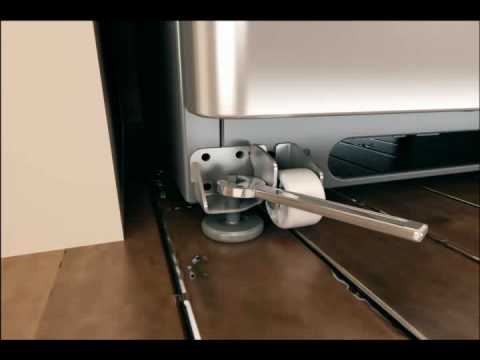 Einstellen der Kühlschranktüren von Frigidaire