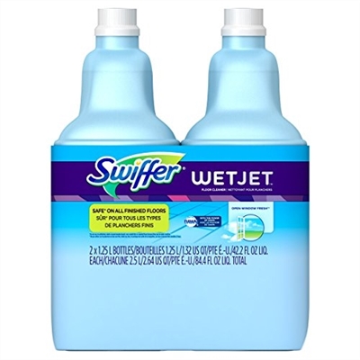 Üres palack eltávolítása a Swiffer WetJet készülékről