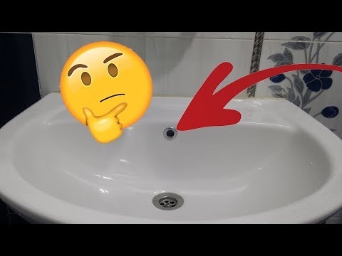 كيفية فك انسداد بالوعة الحمام مع سدادة غير قابلة للإزالة