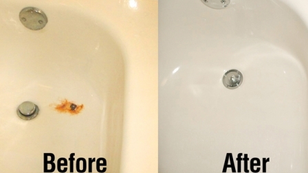 Comment réparer un trou dans une baignoire en métal