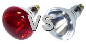 La diferencia entre las lámparas de calor regulares y las lámparas de calor rojo