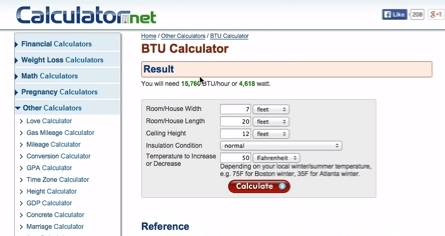 Comment calculer les BTU pour les foyers