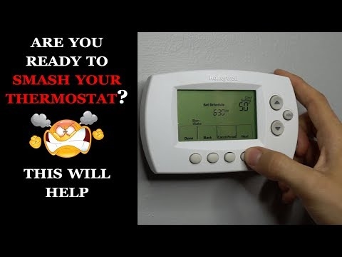 Az intelligens válasz letiltása a Honeywell programozható termosztáttal