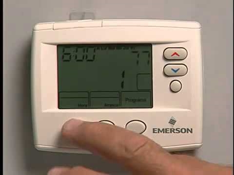 Como programar um termostato Liebert