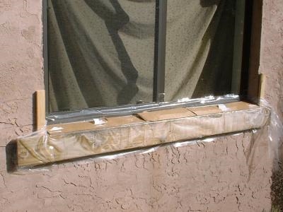 Cómo reparar el alféizar de una ventana de concreto