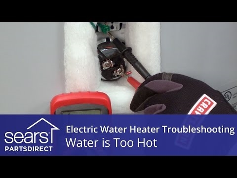 Problemen met een heet waterverwarmer oplossen wanneer het water te heet is