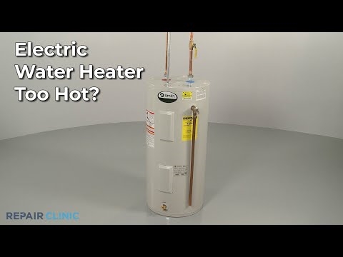 Solução de problemas de um aquecedor de água quente quando a água está muito quente