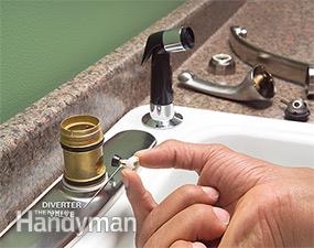 Como substituir uma válvula desviadora em uma torneira Moen
