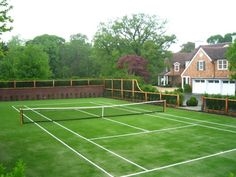 Arka Bahçe Çim Tenis Kortu Nasıl Yapılır