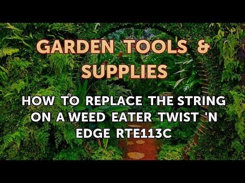 Cara Mengganti String pada Weed Eater Twist 'n Edge RTE113C