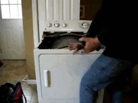 Como abrir uma frente de secador para limpeza de cotão