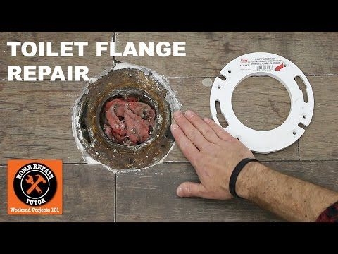 Hvordan reparere toalettflensen på et betonggulv